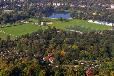 Luftbild von Sportzentrum Jena