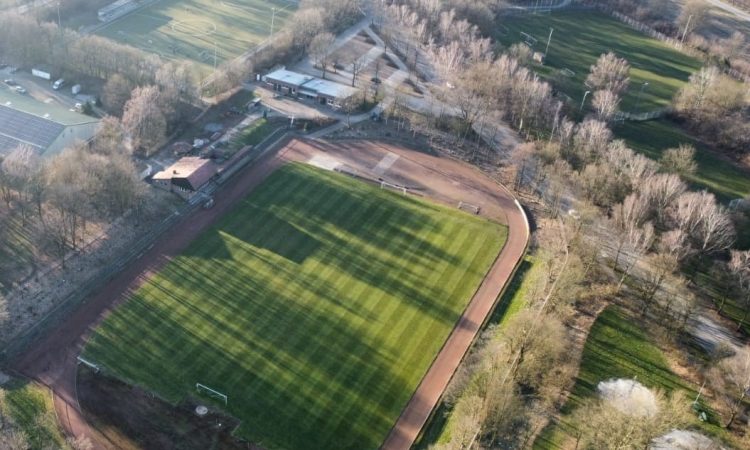 Sportanlage in Reken Drohnenaufnahme