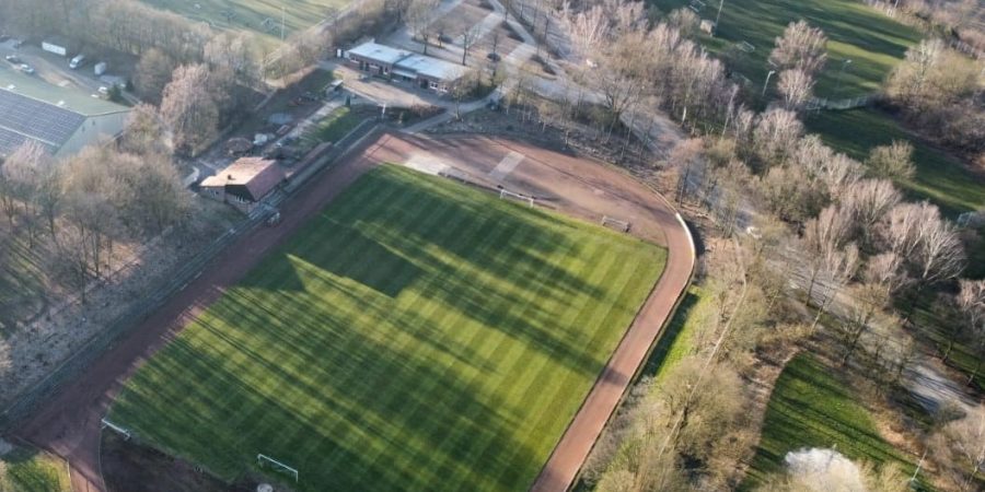 Sportanlage in Reken Drohnenaufnahme