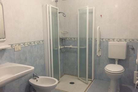 Badezimmer im Hotel Bella Italia