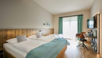 Helles Doppelzimmer im Fussball Trainingslager Erlaufsee