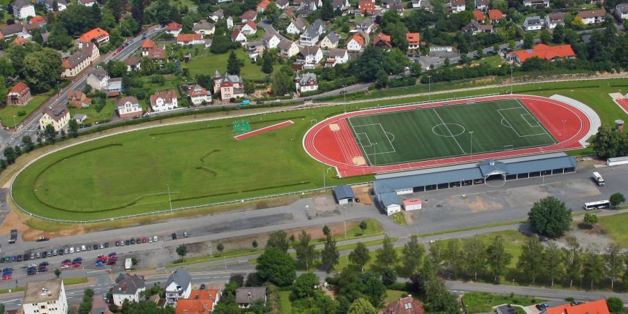 Trainingsgelaende des Fussball Trainingslager Odenwald