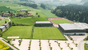 Luftaufnahme des Fussball Trainingslager Sportcampus Emmental