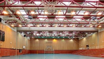 Sporthalle der Sportschule Wedau für ein Trainingslager