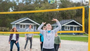 Beachvolleyballplatz beim Trainingslager St. Peter Ording