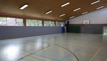 Sporthalle im Trainingslager St. Peter Ording